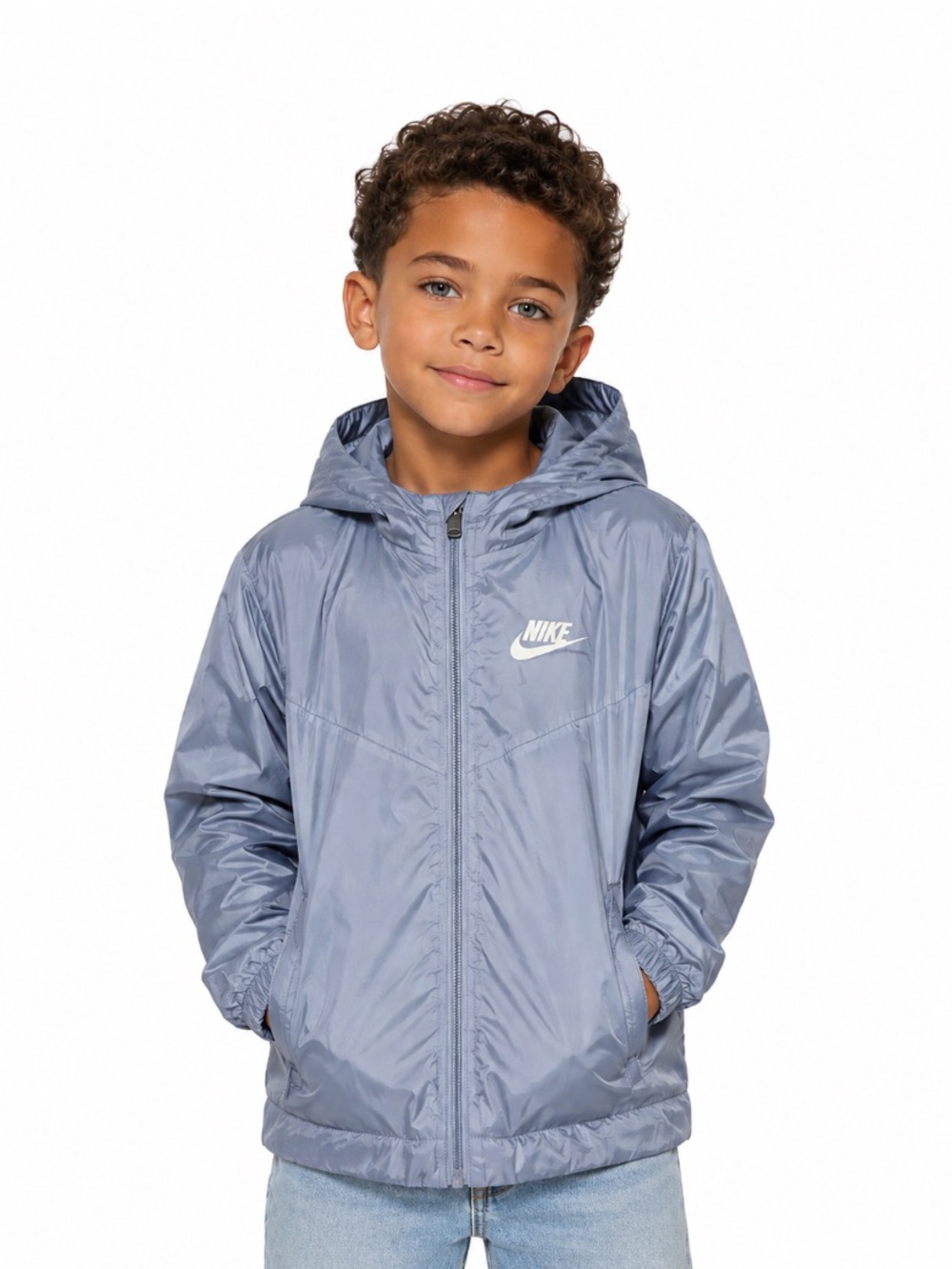 🚩SALE Nike Kids  Hooded Jacket Fleece Insulated Jacket Size 6-7 years old